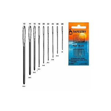 Aguja lanera sin punta ojo dorado - Imagen 1