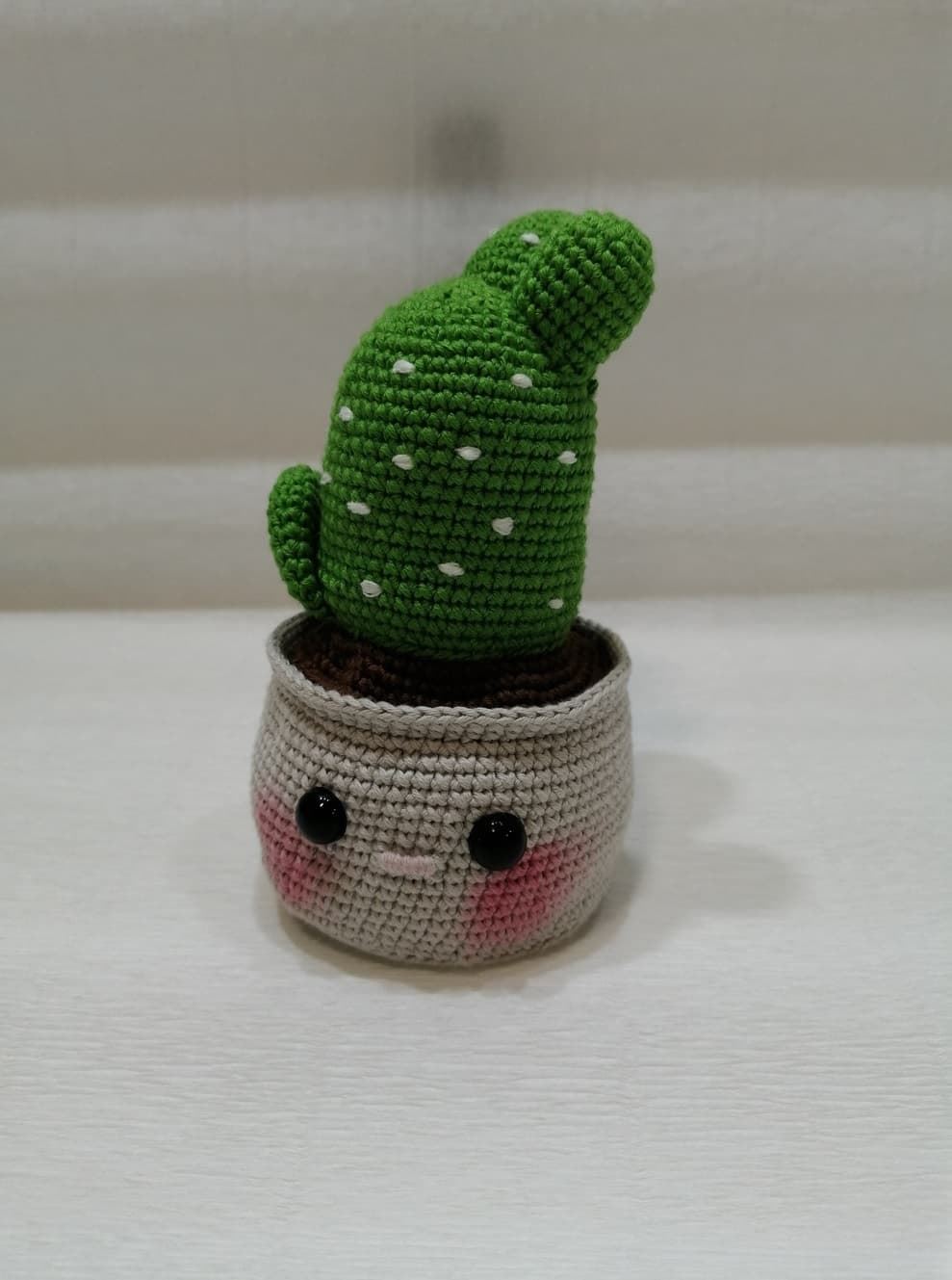 Amigurumi cactus bordado - Imagen 1