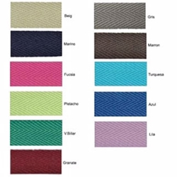 Cinta rígida espiga algodón 100% - Imagen 2